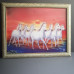 Wall Decor - 3D- 5D Picture SEVEN WHITE HORSE RUNNING